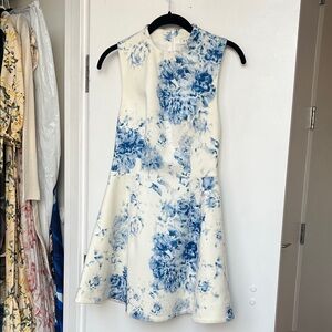 KEEPSAKE the Label Blue Floral Mini Dress